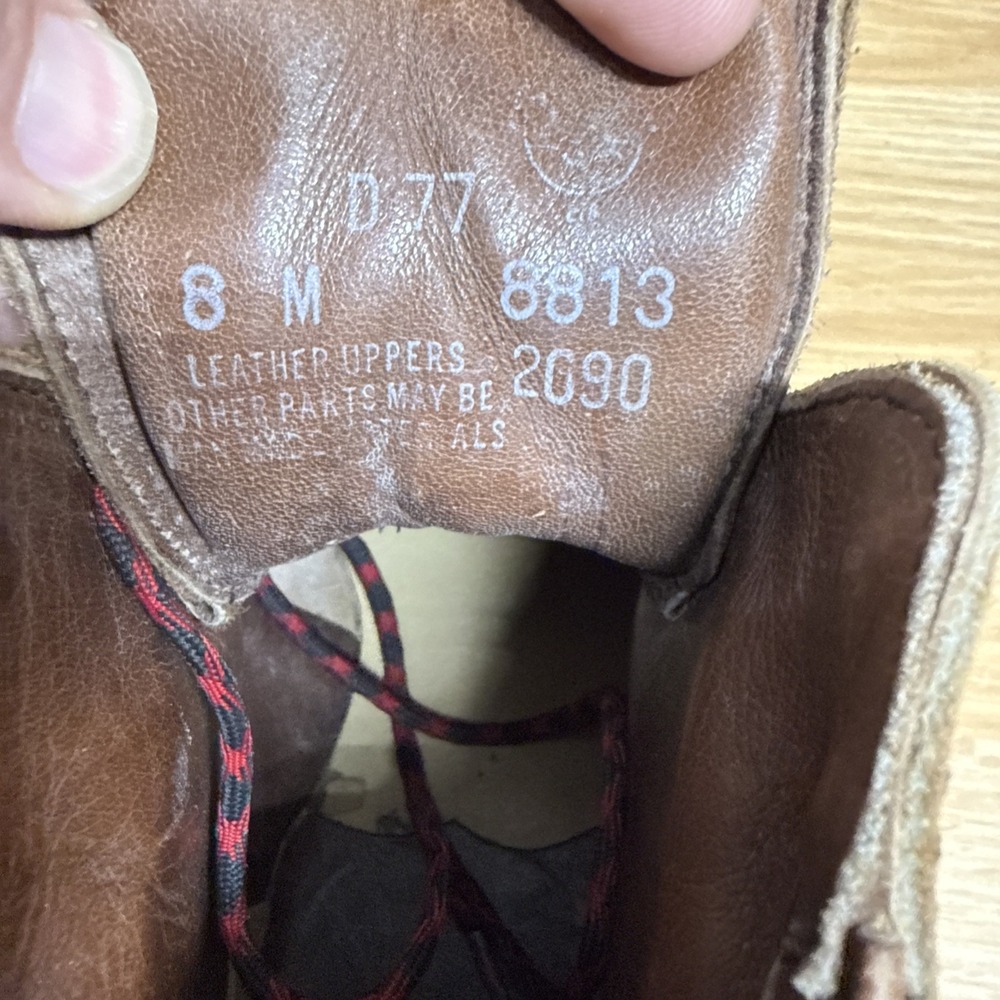 SBR Hiking Mountaineering Boots 8813 Vibram Sole Mens ‎ Size 8M - Picture 6 of 7